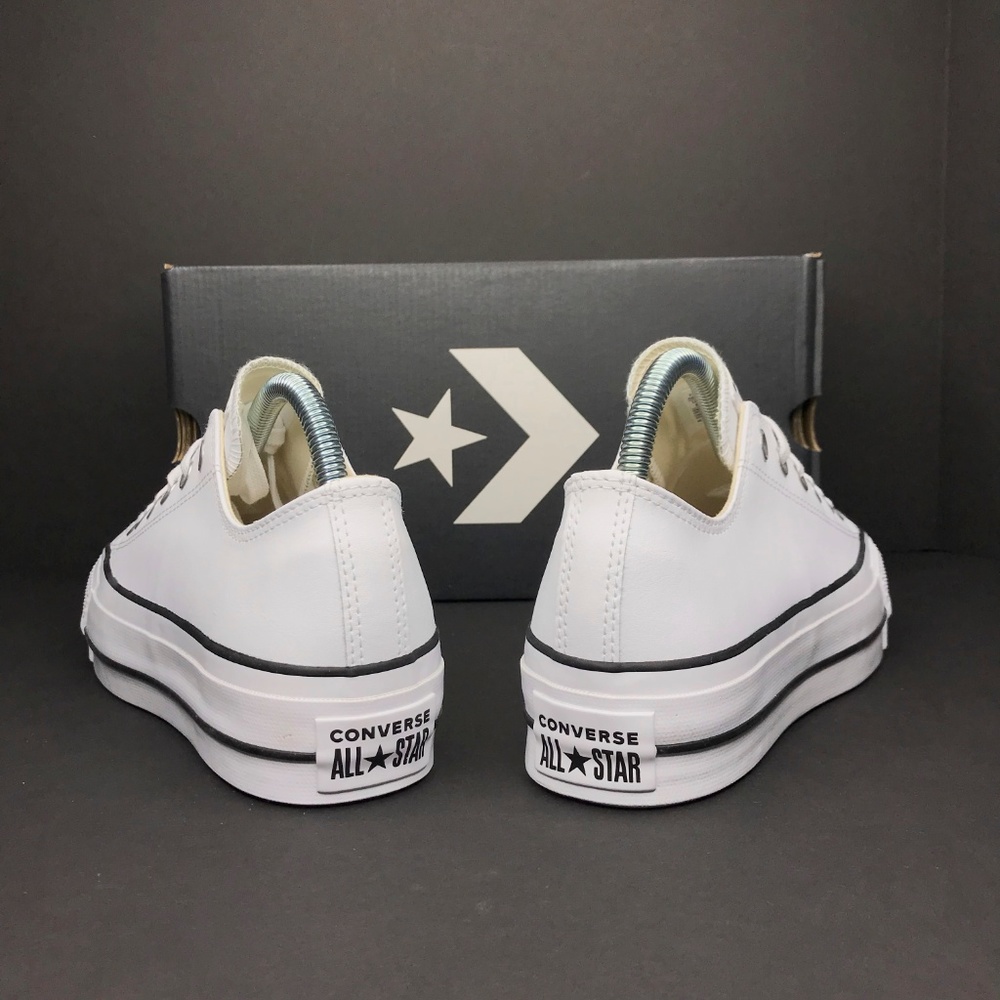 NEW Converse All Star Chuck Taylor Lift Leather - Picture 4 of 8